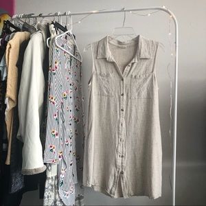 Three Bird Nest beige linen tunic